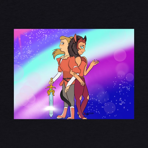 Catra and Adora by Alpha Wolf Maddie